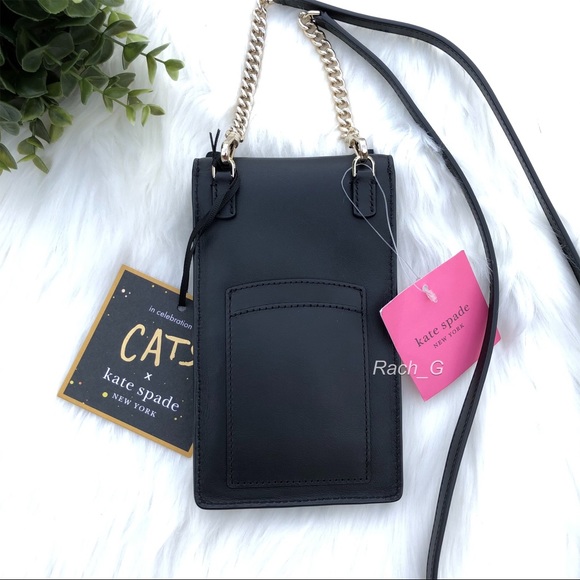 Kate Spade Meow Cat North South Phone Crossbody - Picture 5 of 8